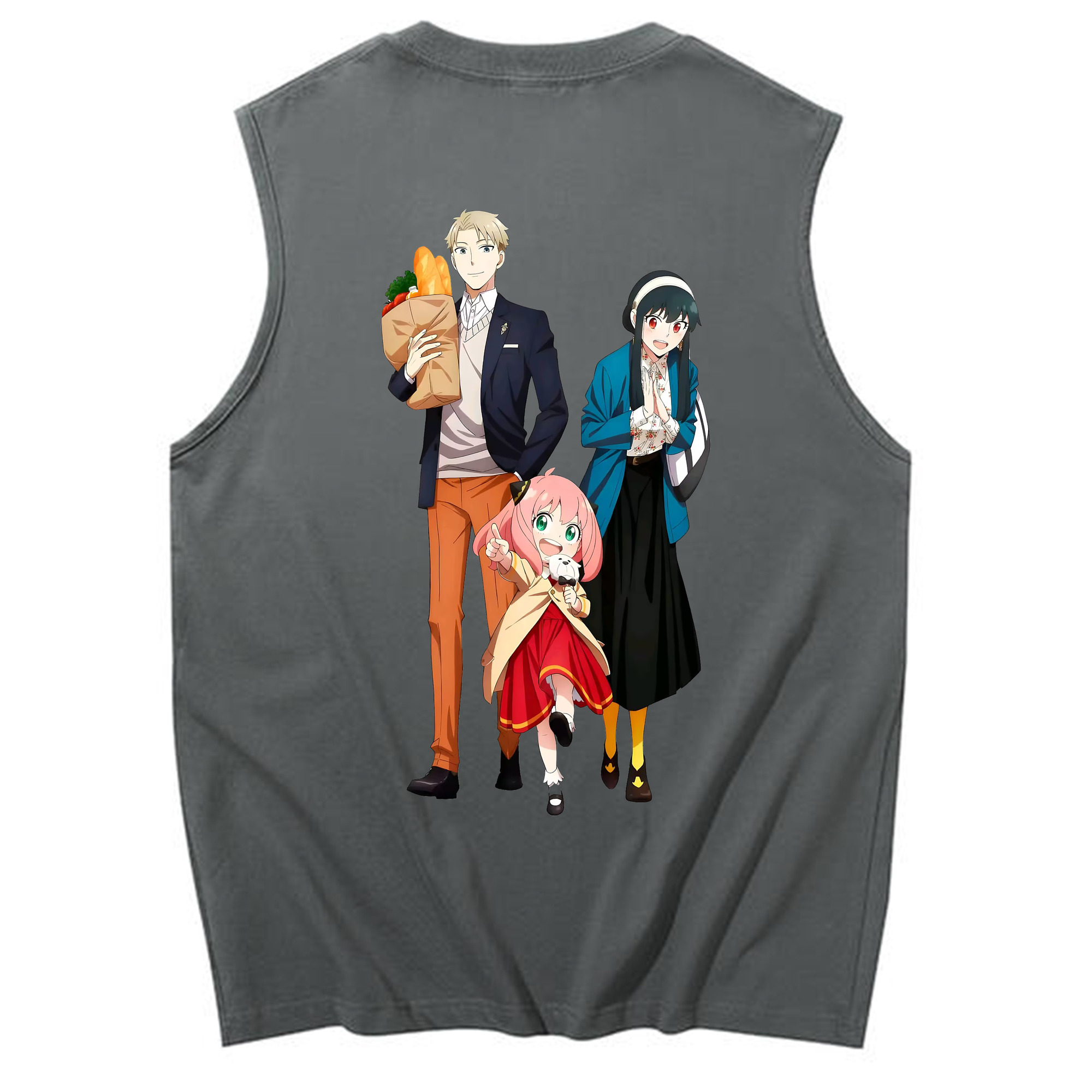 （画像用） SPY×FAMILY间谍家家酒 コットン100％タンクトップ（背面プリント）